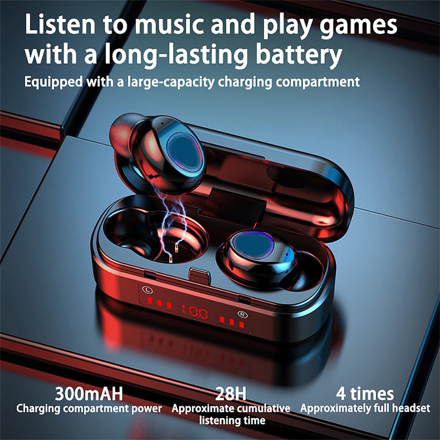 Wireless Bluetooth headphones